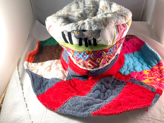 Dorothy Jean hat 24" head measurements- Reversible!