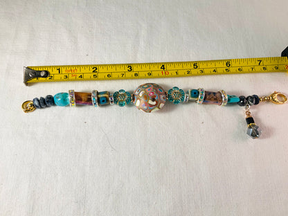 Bracelet - Turquoise and Bohemian Bead
