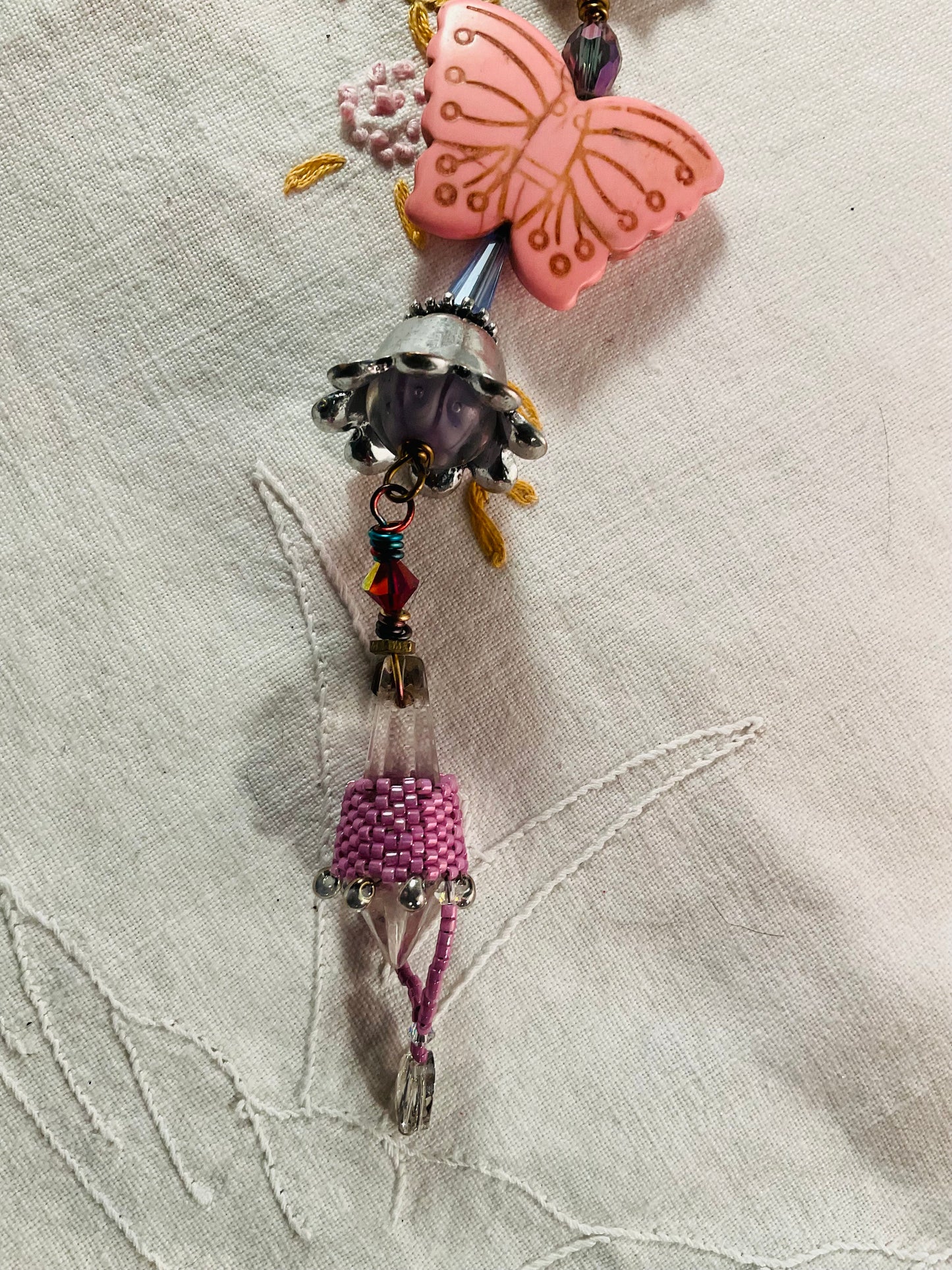 Necklace - Timekeeper's Butterfly charm necklace