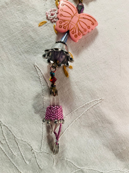 Necklace - Timekeeper's Butterfly charm necklace