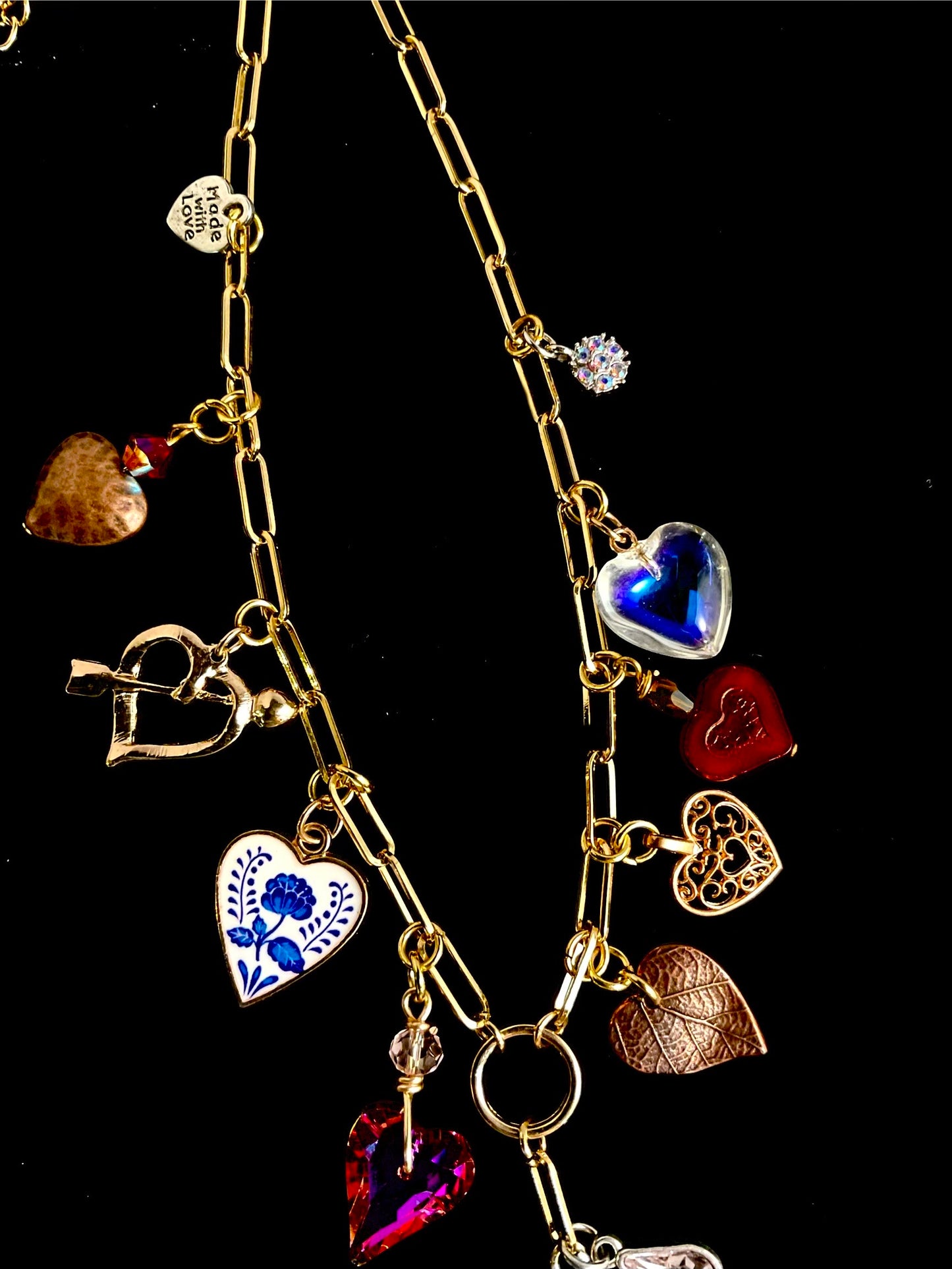 Keepsakes & Hearts Mixed-Metal Necklace
