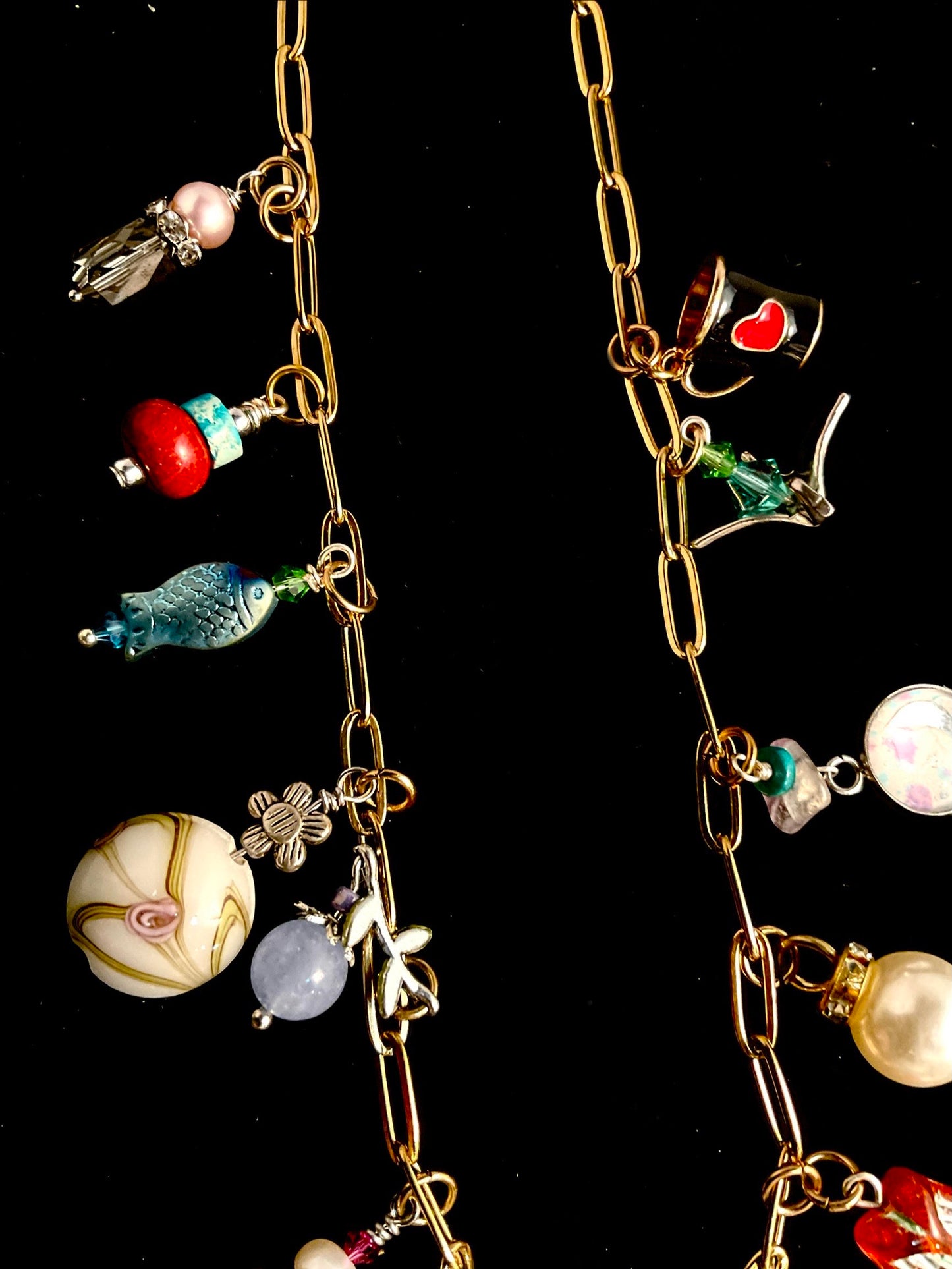 Robot Dreams & Coffee Breaks Charm Necklace