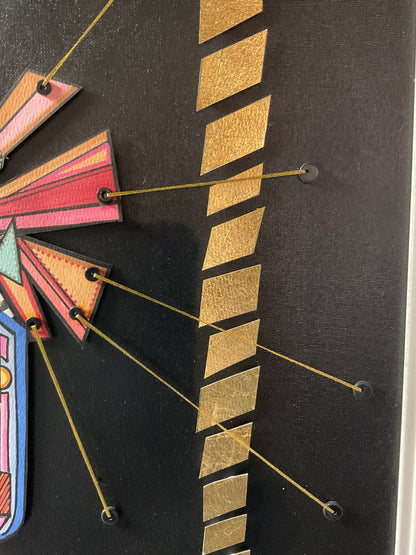 The Carousel - Mixed Media Framed Artwork (Local Pickup Only)
