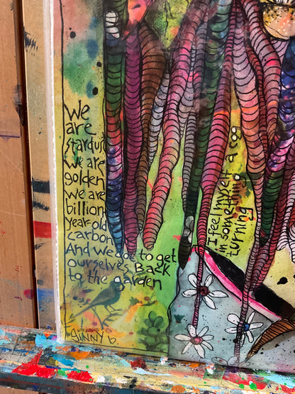 Woodstock: A Song and a Celebration - Mixed Media Print