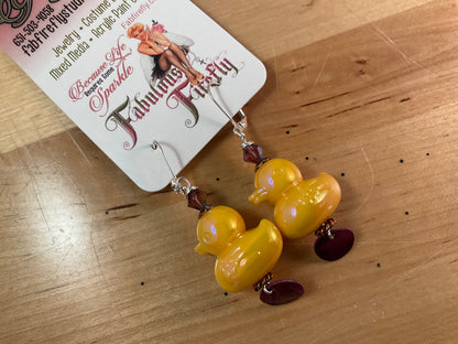 Sunny Duck Beaded Earrings - Choose Your Style