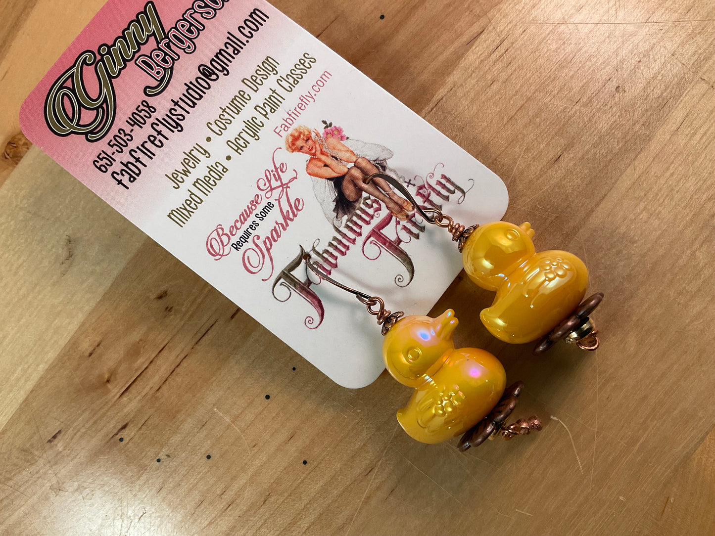 Sunny Duck Beaded Earrings - Choose Your Style