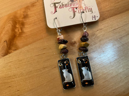Curious Cat Earrings - Choose YOUR Style!