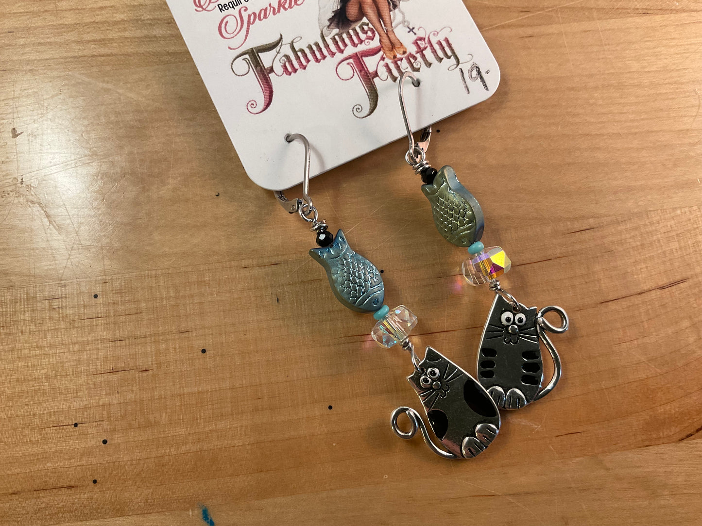 Curious Cat Earrings - Choose YOUR Style!