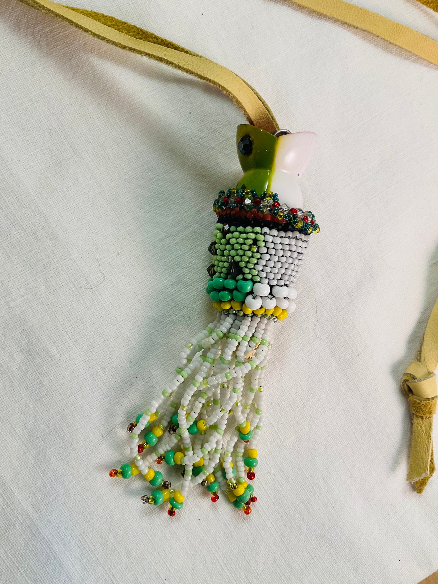 Northwoods Hula Queen - Beaded Minnesota Fishing Lure Necklace