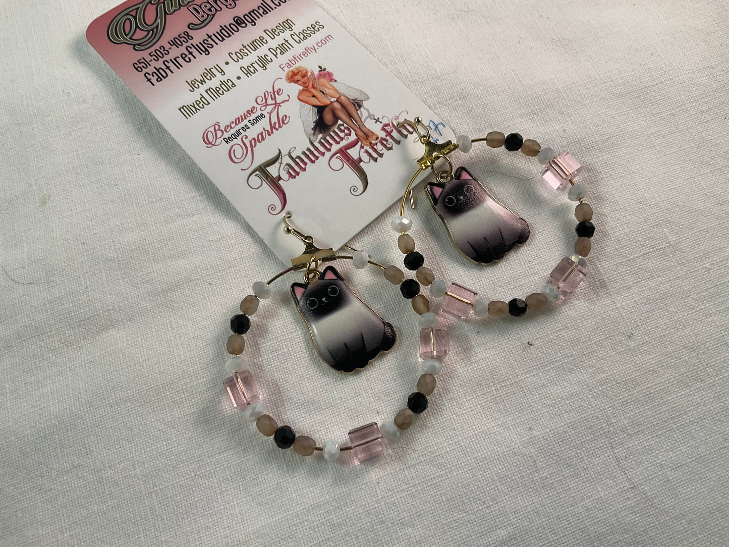 Curious Cat Earrings - Choose YOUR Style!