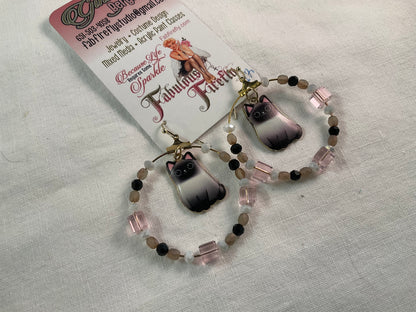 Curious Cat Earrings - Choose YOUR Style!