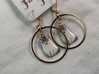 Curious Cat Earrings - Choose YOUR Style!