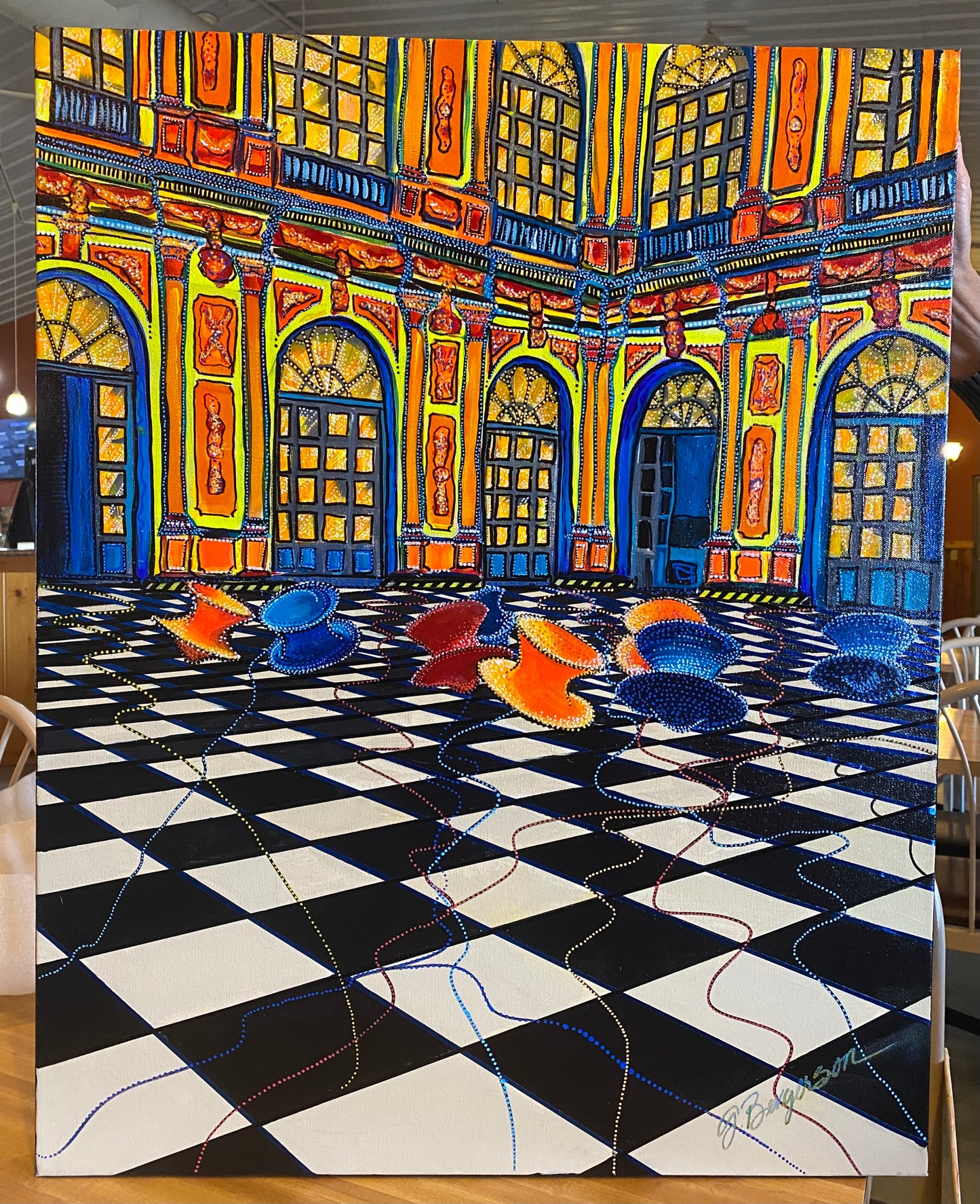 Painting - Art Museum in Lima Peru - Local Pickup only