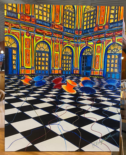 Painting - Art Museum in Lima Peru - Local Pickup only