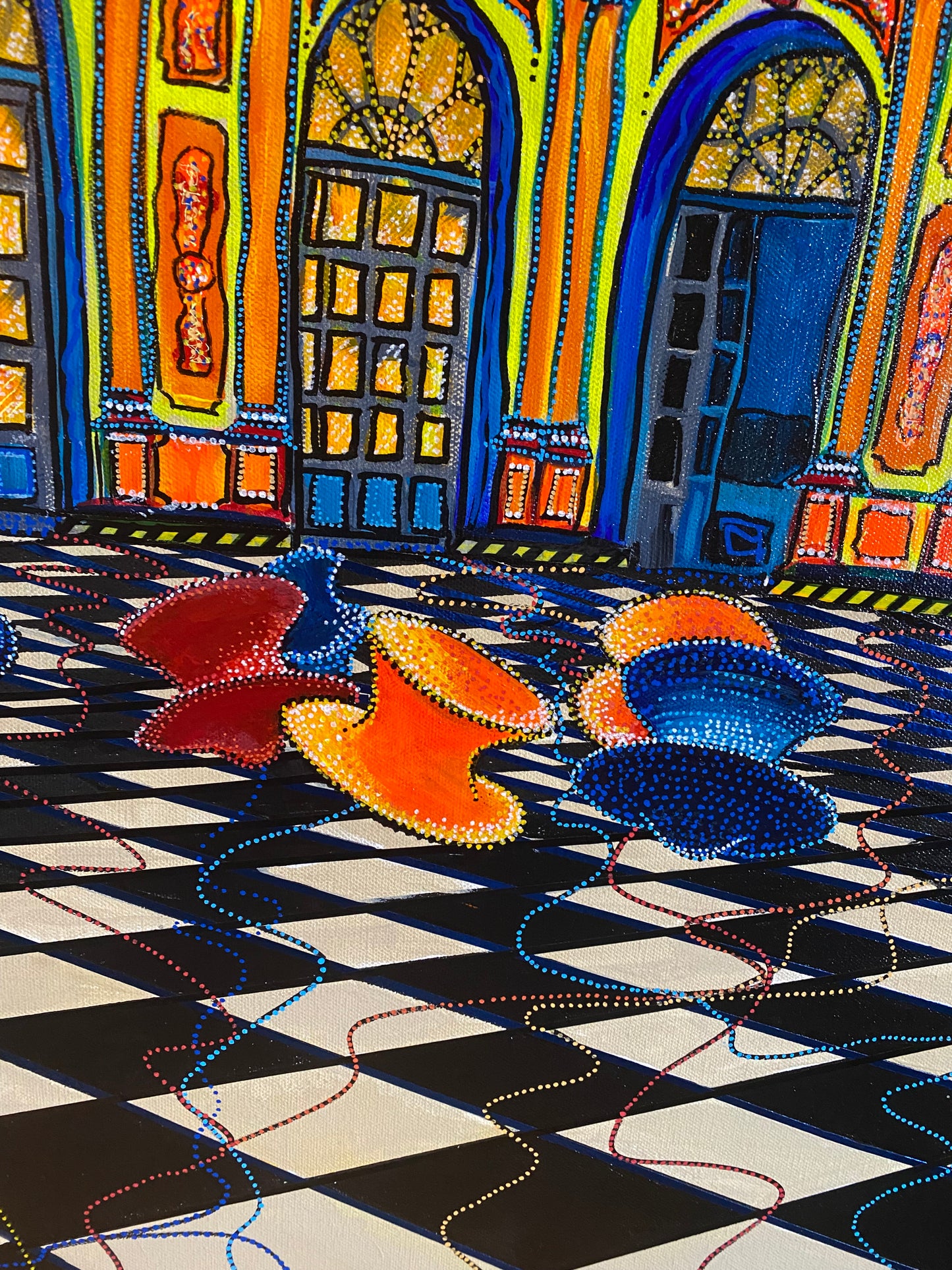 Painting - Art Museum in Lima Peru - Local Pickup only