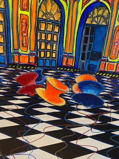 Painting - Art Museum in Lima Peru - Local Pickup only