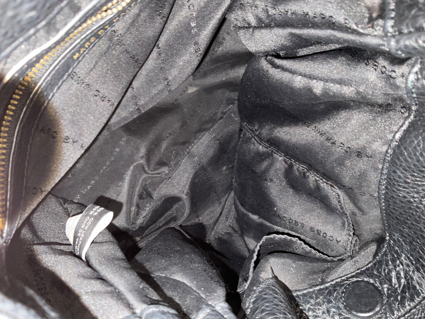 Marc by Marc Jacobs Vintage Black Leather Shoulder Bag