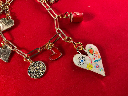 Blushing Heartbeat Necklace