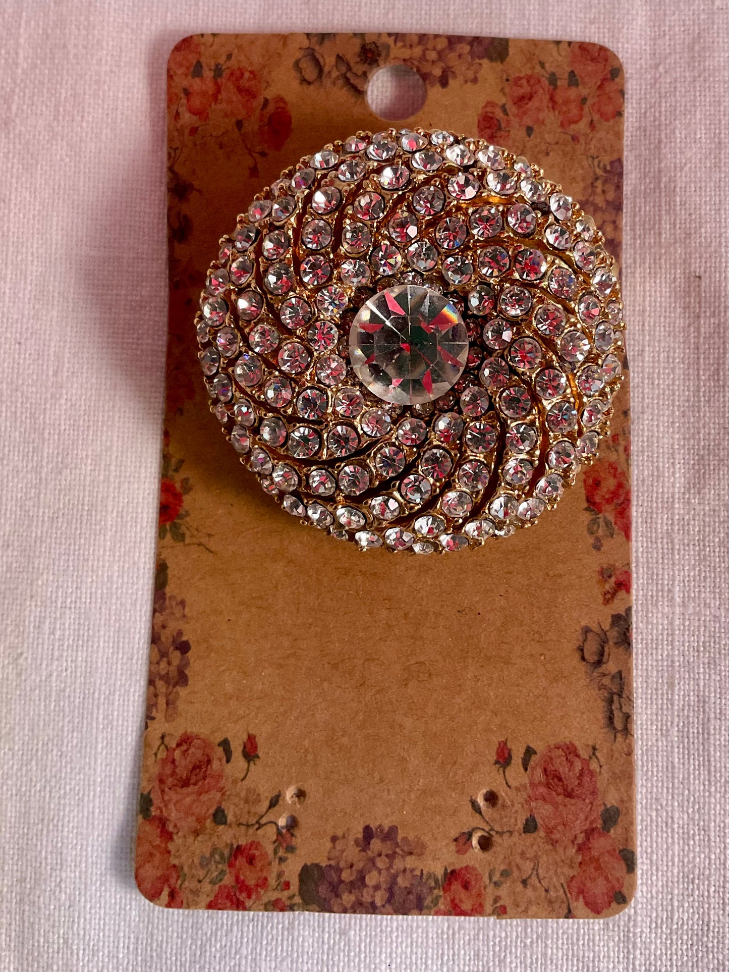Vintage Crystal Brooch Bar – Choose Your Favorite Sparkle Pin