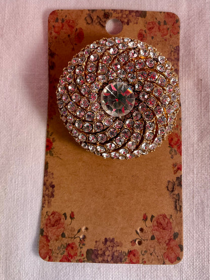 Vintage Crystal Brooch Bar – Choose Your Favorite Sparkle Pin