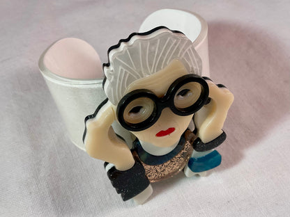 Iris Apfel Inspired Acrylic Statement Bracelets – Fashion Icon Cuff Bracelets