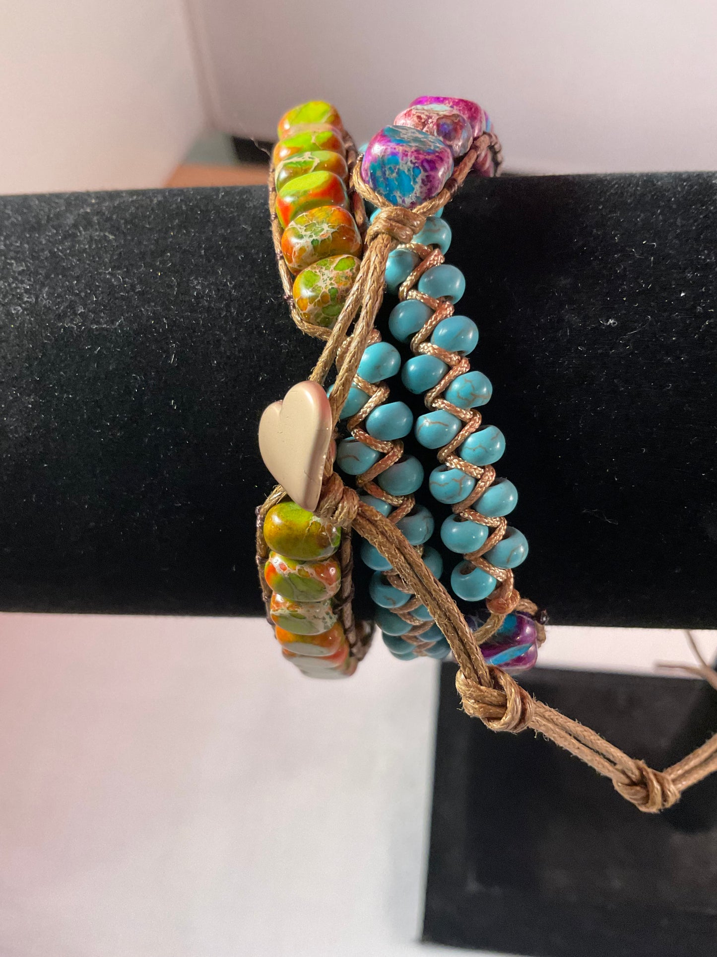 Boho Beaded Wrap Bracelets – Colorful Leather Multi-Wrap Bracelet Collection