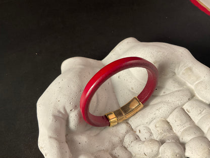 Boho Leather Statement Bracelets – Magnetic Clasp Artisan Collection