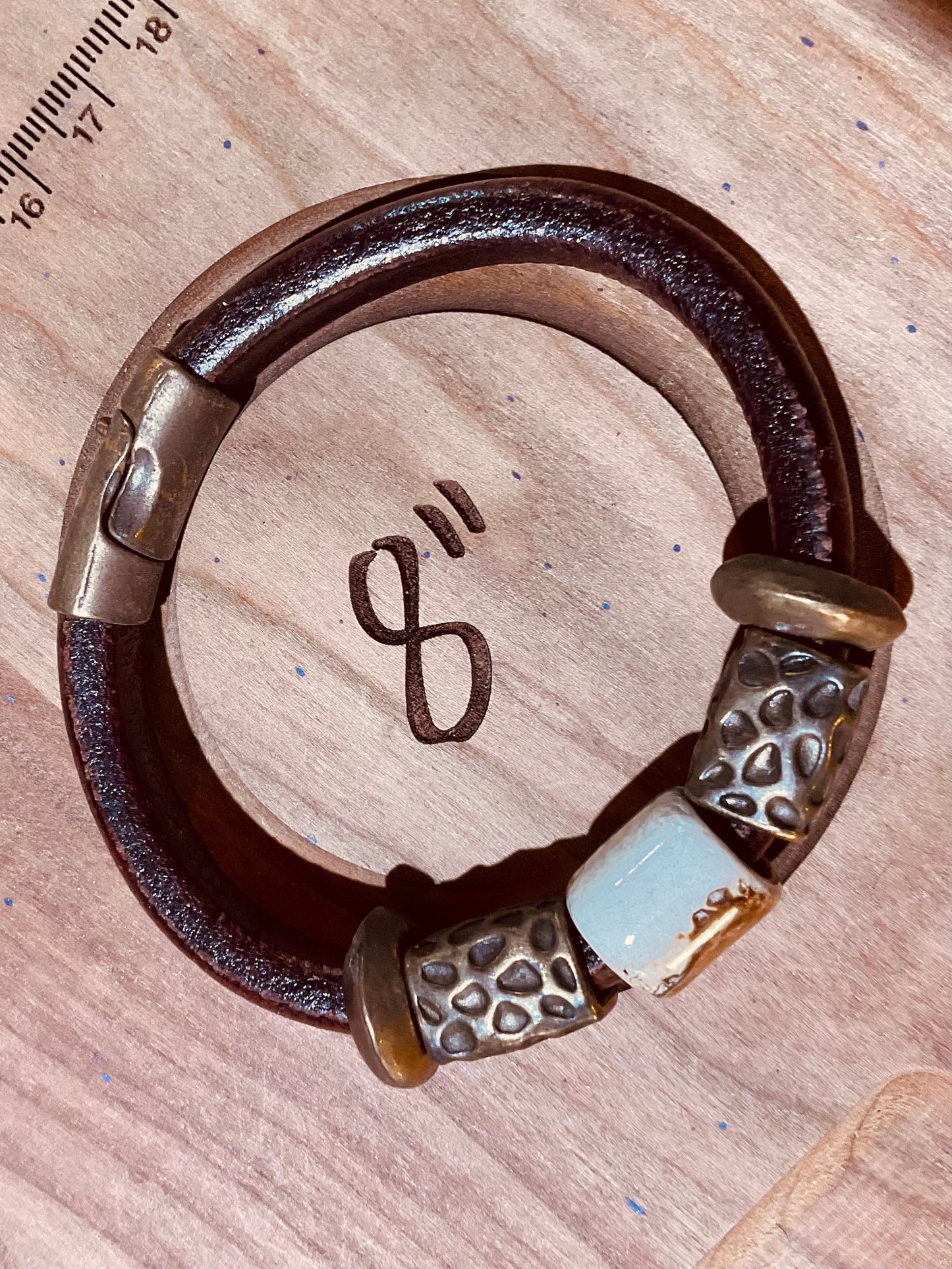 Boho Leather Statement Bracelets – Magnetic Clasp Artisan Collection