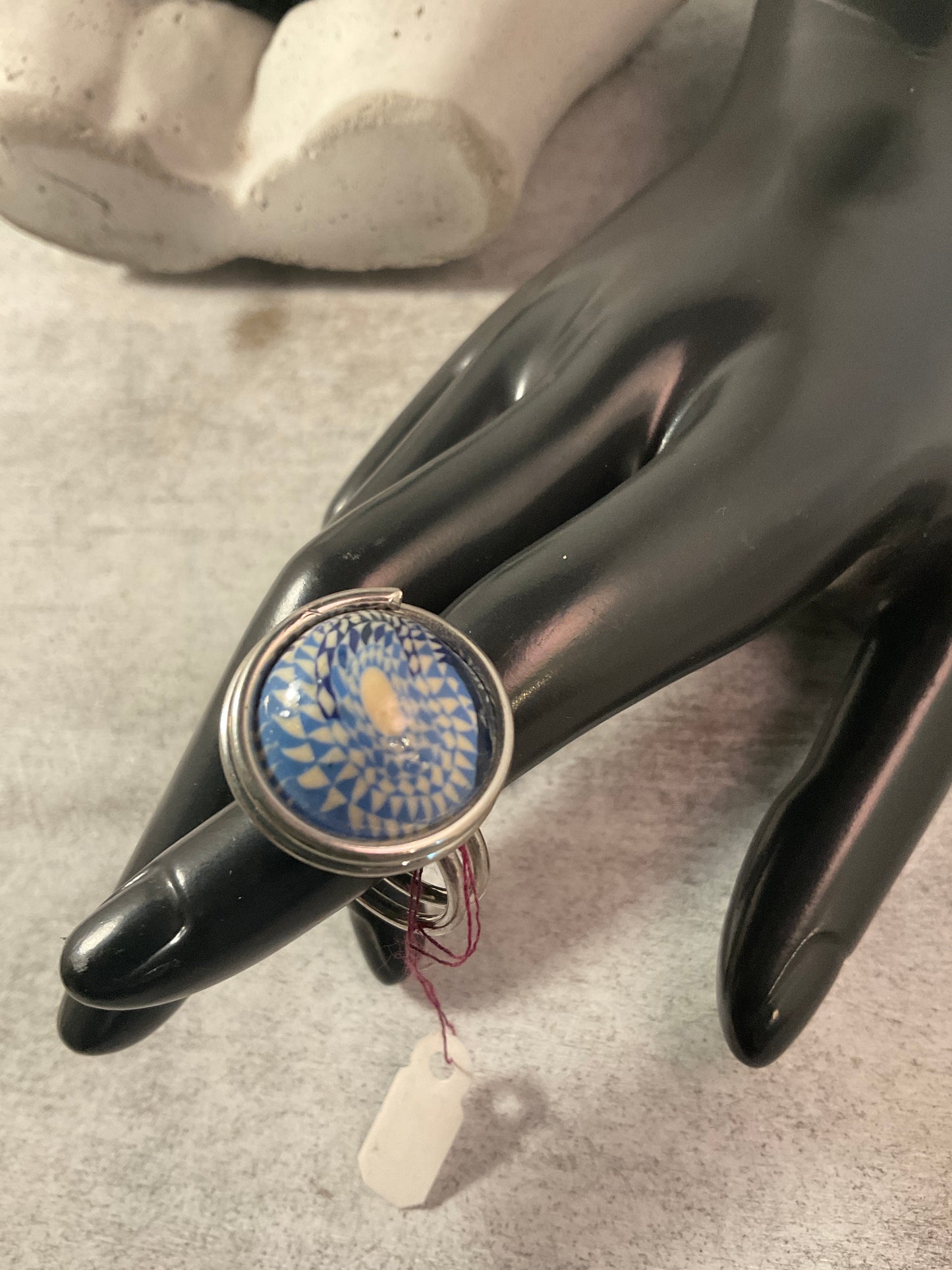 Beaded Bloom Statement Rings