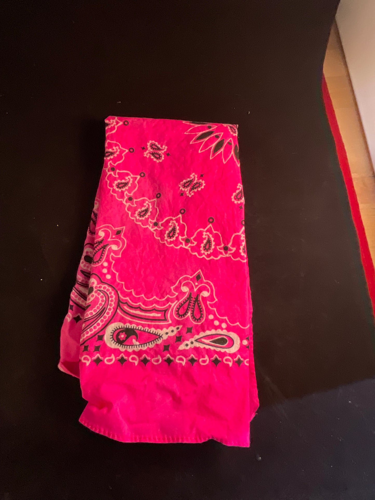 Hand-Bleached Bandana Scarf – 20” Square Western Boho Head Scarf - assorted colors