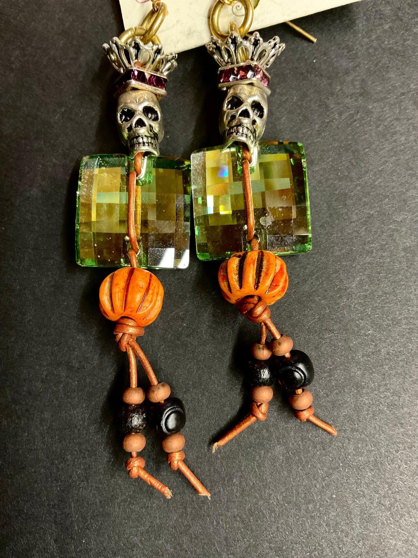 Handmade Statement Earrings – Ceramic Beads, Swarovski Crystals, Skulls, Tassels & Artisan Designs | Fabulous Firefly