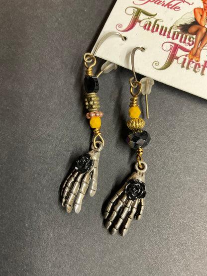 Handmade Statement Earrings – Ceramic Beads, Swarovski Crystals, Skulls, Tassels & Artisan Designs | Fabulous Firefly
