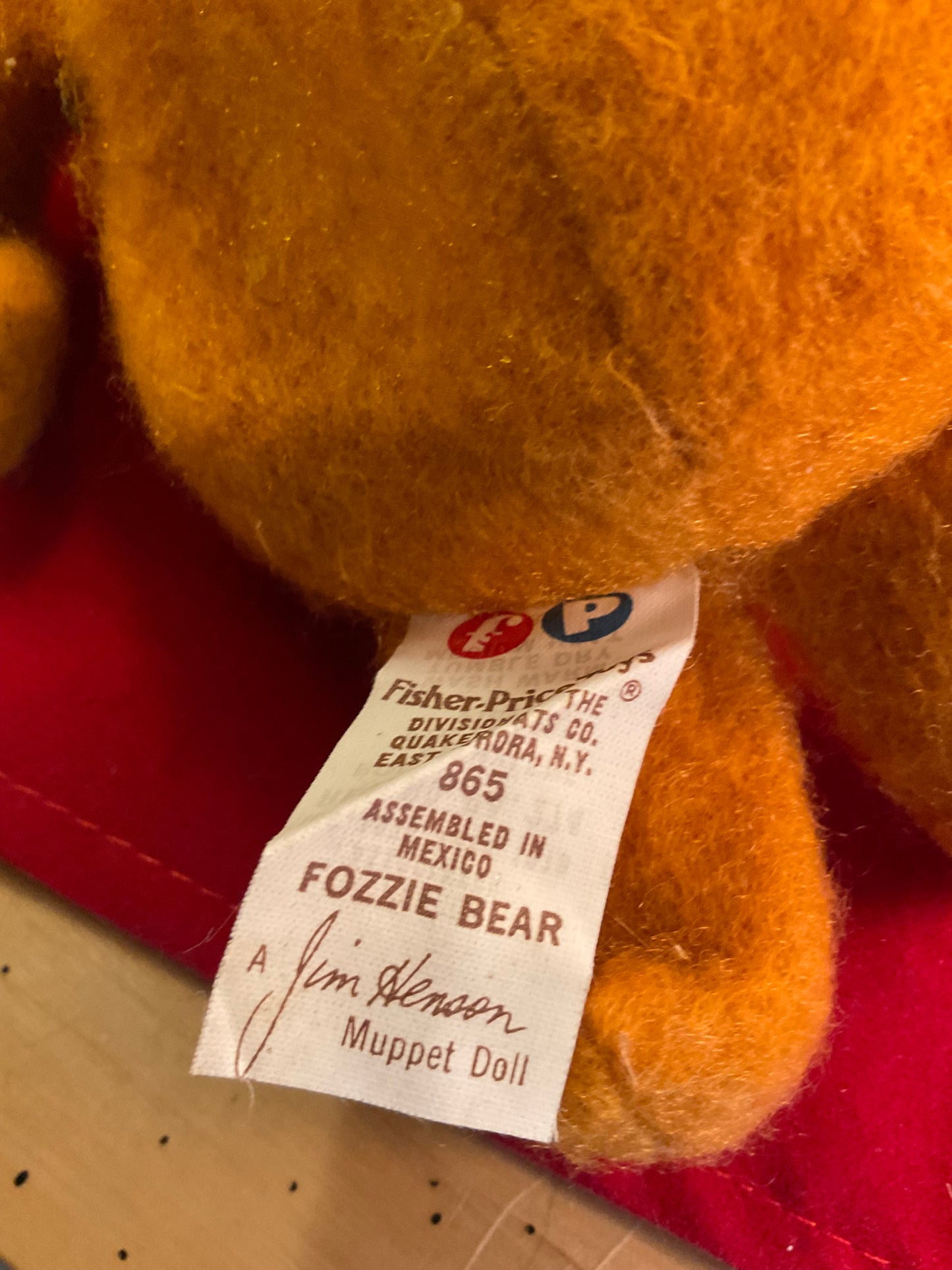 Vintage Jim Henson Muppets Plush Trio – Miss Piggy, Gonzo & Fozzie Bear | 1970s Pre-Loved Firefly Finds