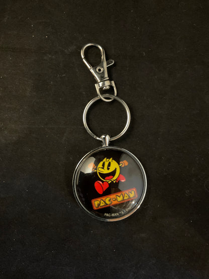 Retro Pop Culture Keychains | Pac-Man, Captain Shield & Free Parking Designs