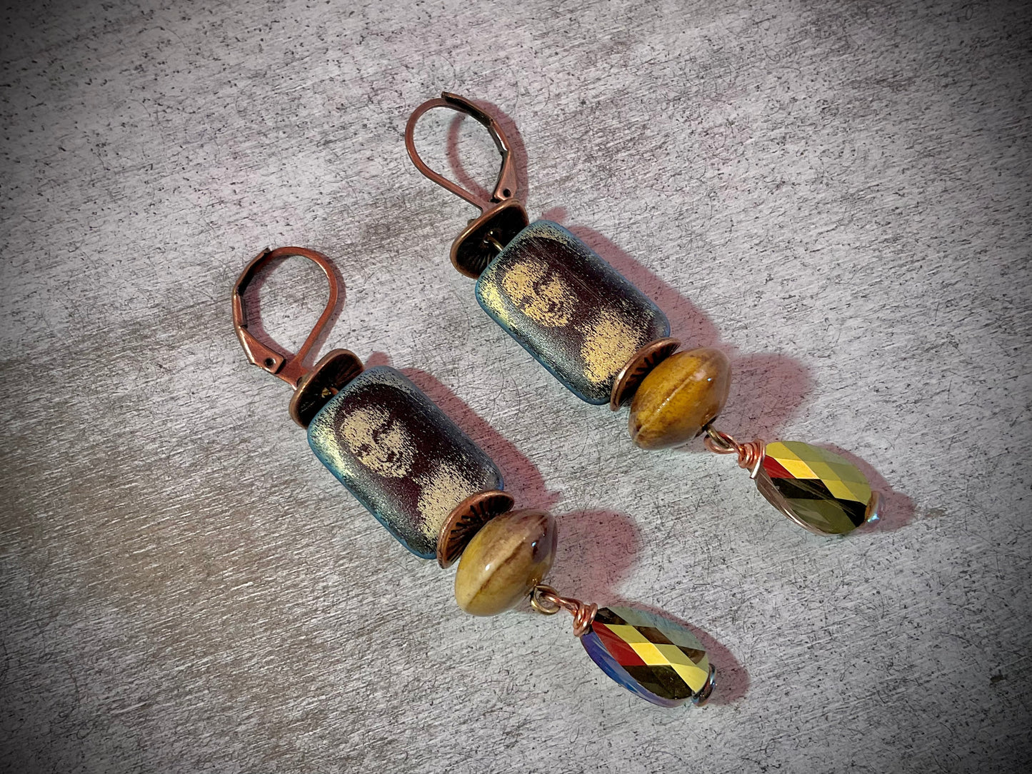 Mona Lisa Muse Crystal Drop Earrings