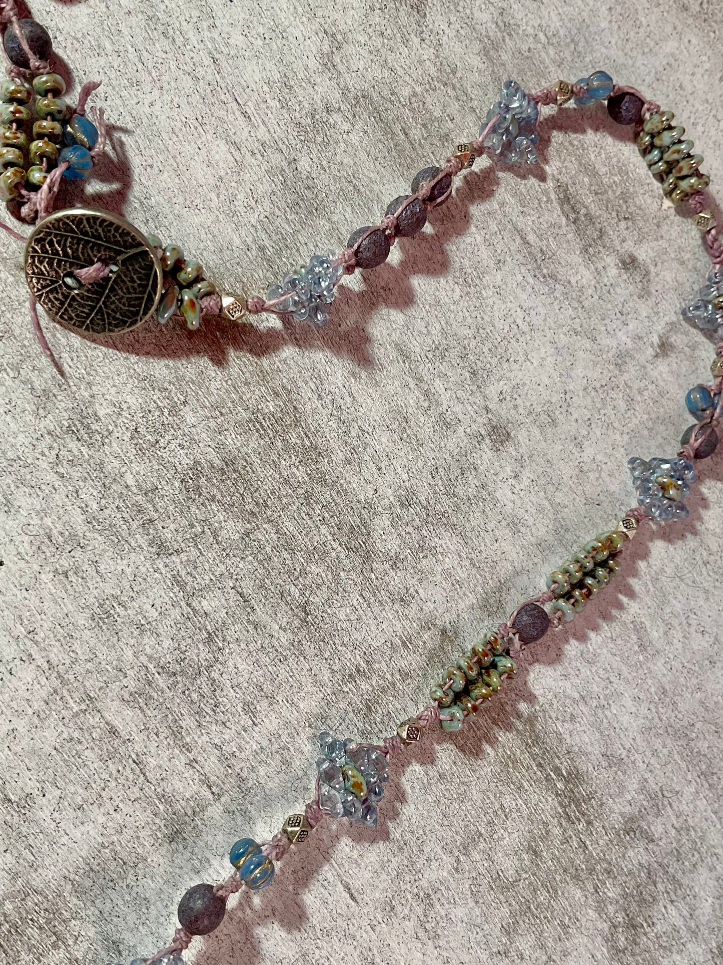 Wish Upon a Breeze — Dandelion Heart Necklace