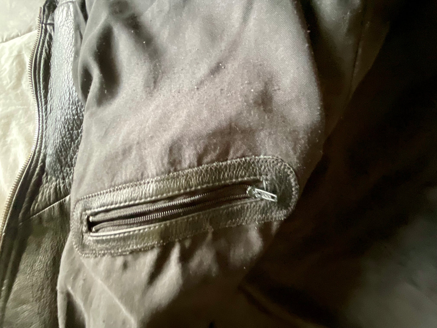 Easyriders Leather Jacket – Black & Yellow Vintage Motorcycle Style (Route 66 Lining)