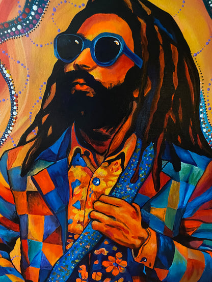 Painting - Pure Swagger Acrylic painting Local Pickup only