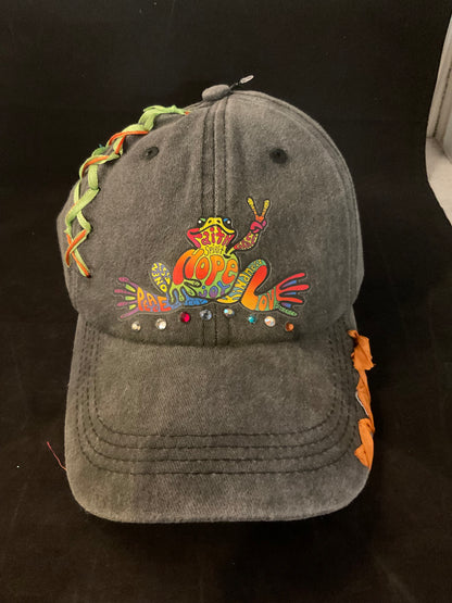 Boho Embroidered Baseball Hats | One-of-a-Kind Handcrafted Caps