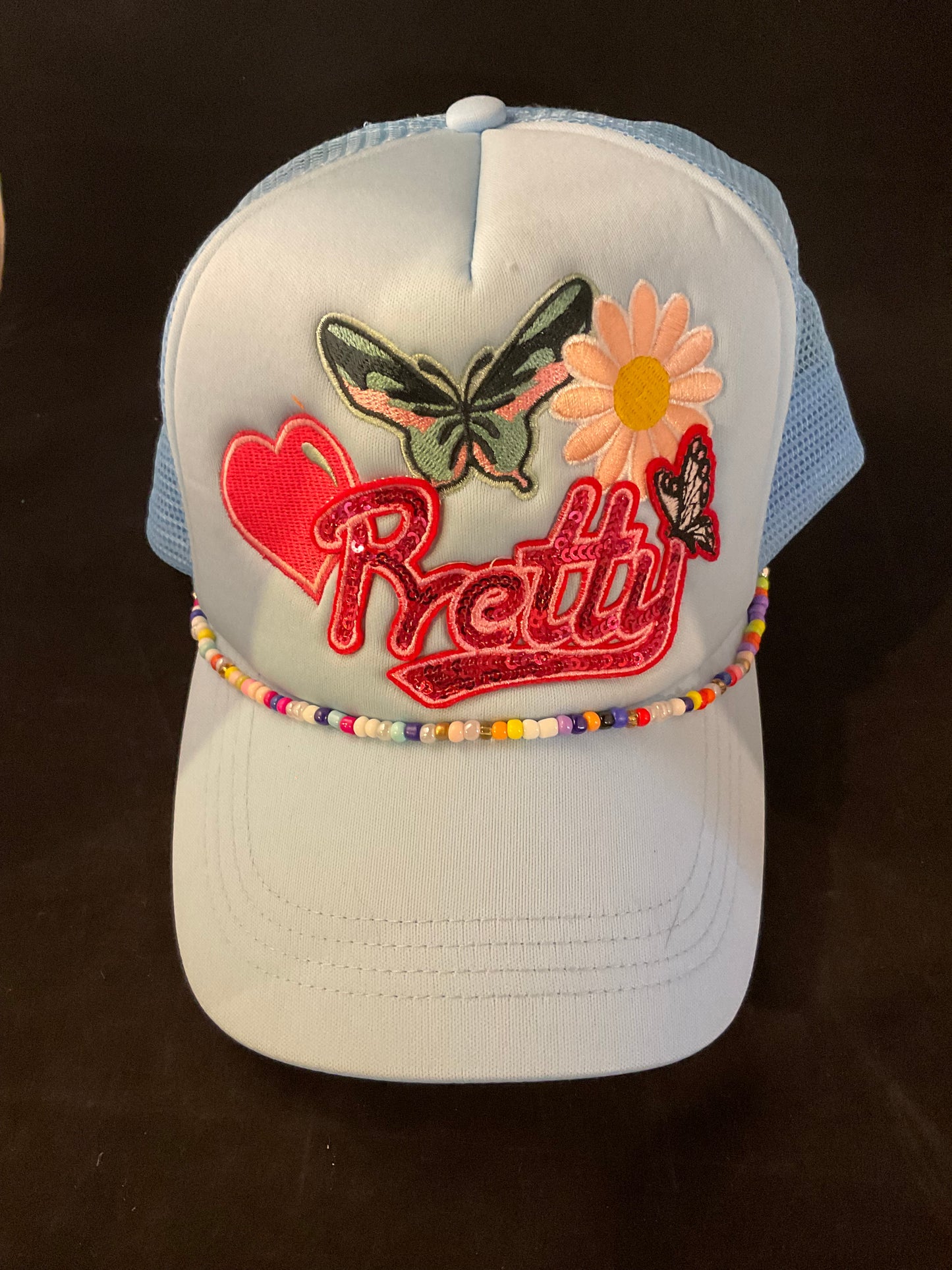 Boho Embroidered Baseball Hats | One-of-a-Kind Handcrafted Caps