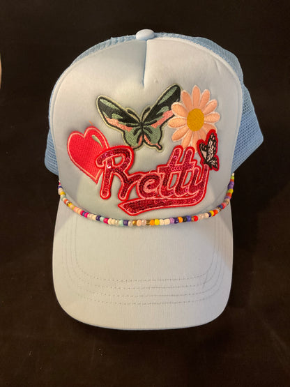 Boho Embroidered Baseball Hats | One-of-a-Kind Handcrafted Caps