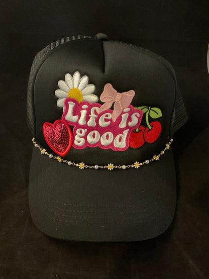 Boho Embroidered Baseball Hats | One-of-a-Kind Handcrafted Caps