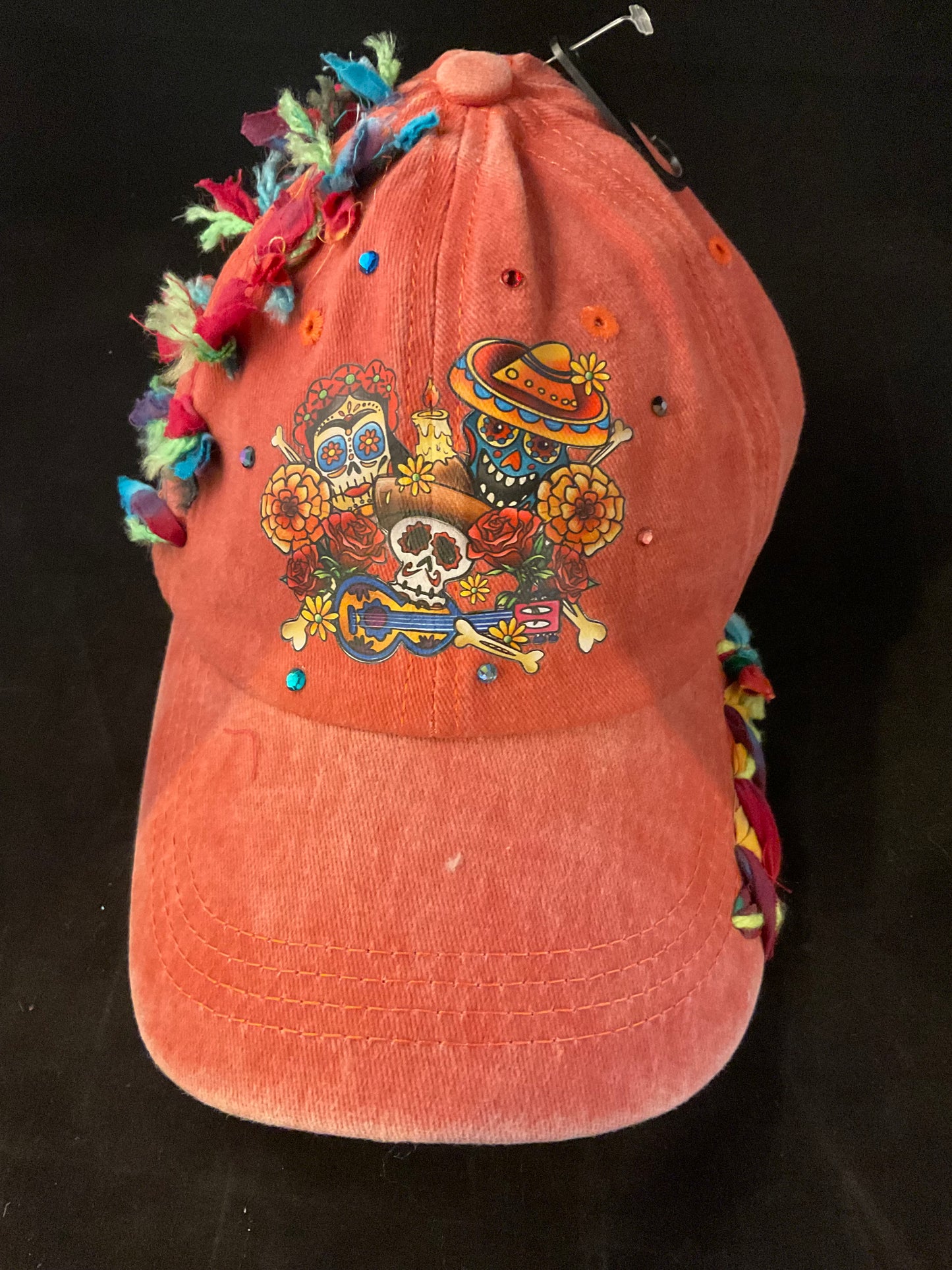 Boho Embroidered Baseball Hats | One-of-a-Kind Handcrafted Caps
