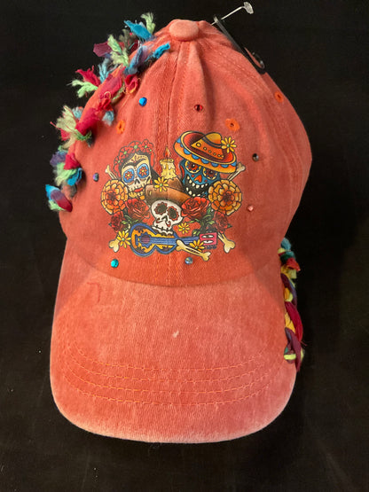 Boho Embroidered Baseball Hats | One-of-a-Kind Handcrafted Caps