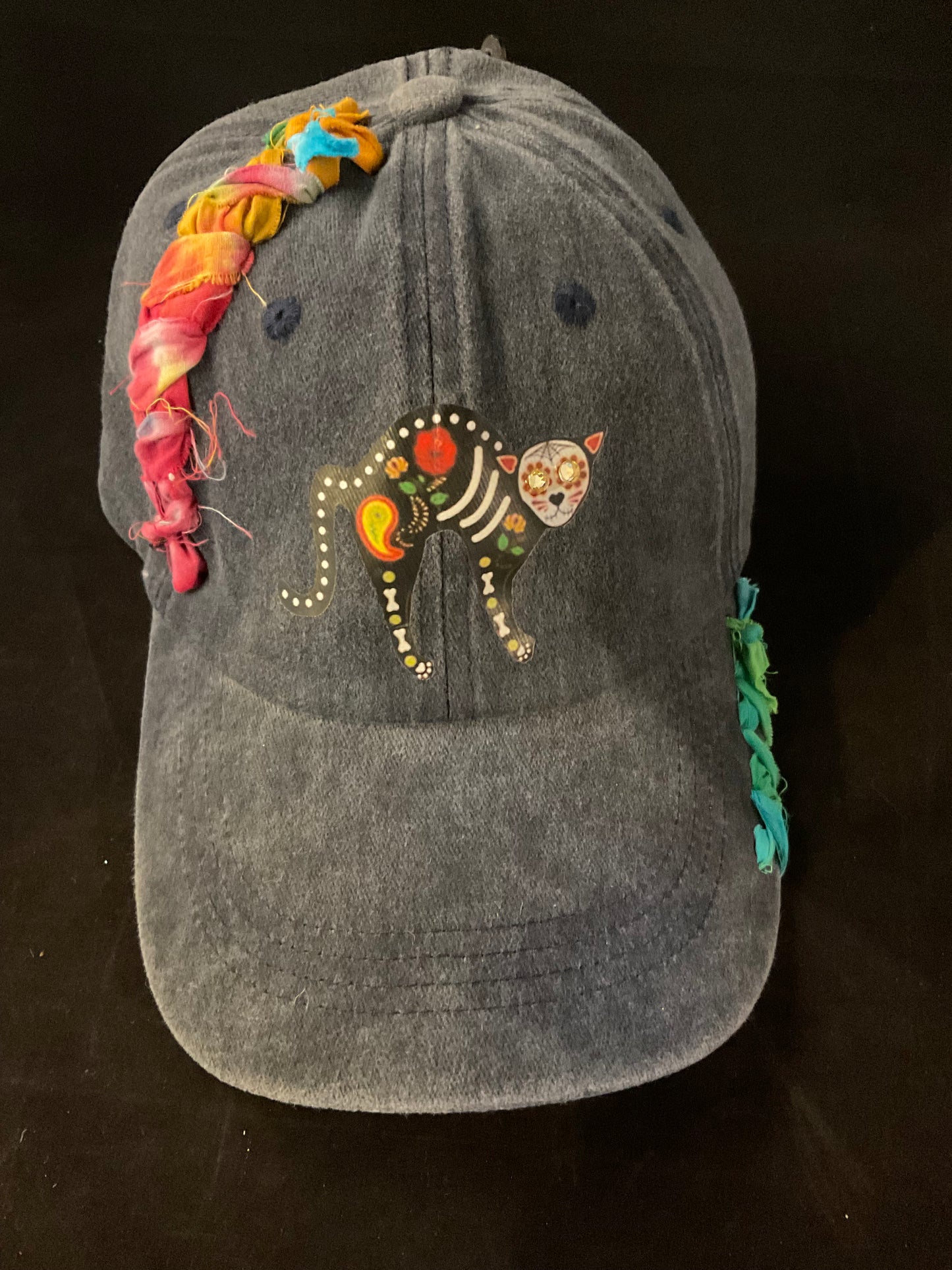 Boho Embroidered Baseball Hats | One-of-a-Kind Handcrafted Caps