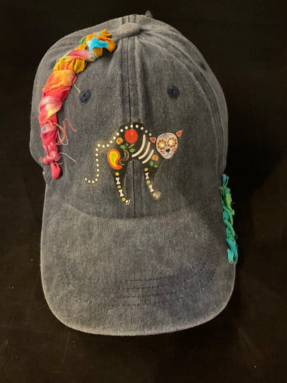 Boho Embroidered Baseball Hats | One-of-a-Kind Handcrafted Caps