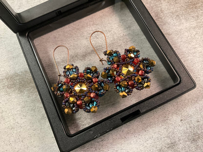 Golden Ember Bloom Earrings