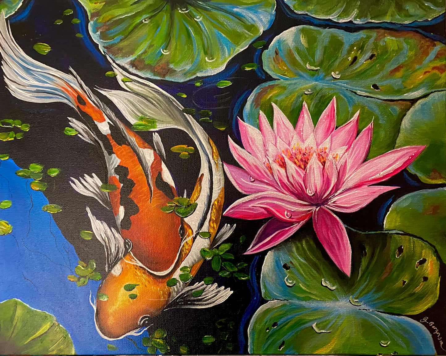 Painting - My Koi
