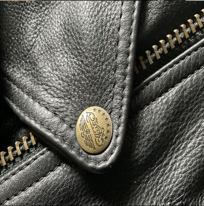 Vintage Easyriders Women’s XL Leather Moto Jacket – Heavyweight Riding Classic
