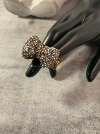 Beaded Bloom Statement Rings